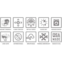 Blackstrap Solid Tube Facemask 2 Blackstrap Solid Tube Facemask -Outdoor Sports Equip Store BAY D1 1