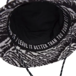 Acadia Waves Polar Fleece Bucket Hat 2 Acadia Waves Polar Fleece Bucket Hat -Outdoor Sports Equip Store BLANAT D1