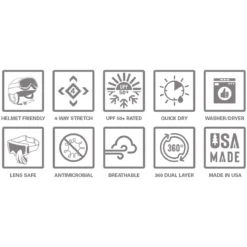 Blackstrap Solid Hood Balaclava -Outdoor Sports Equip Store BLA D2 223