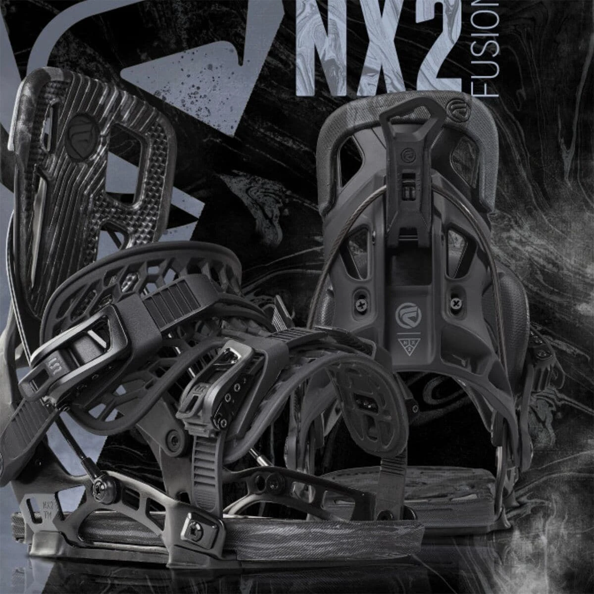 NX2 Fusion Snowboard Binding - 2023 FLOW NX2 Fusion Snowboard Binding - 2023 -Outdoor Sports Equip Store BLA D4 4
