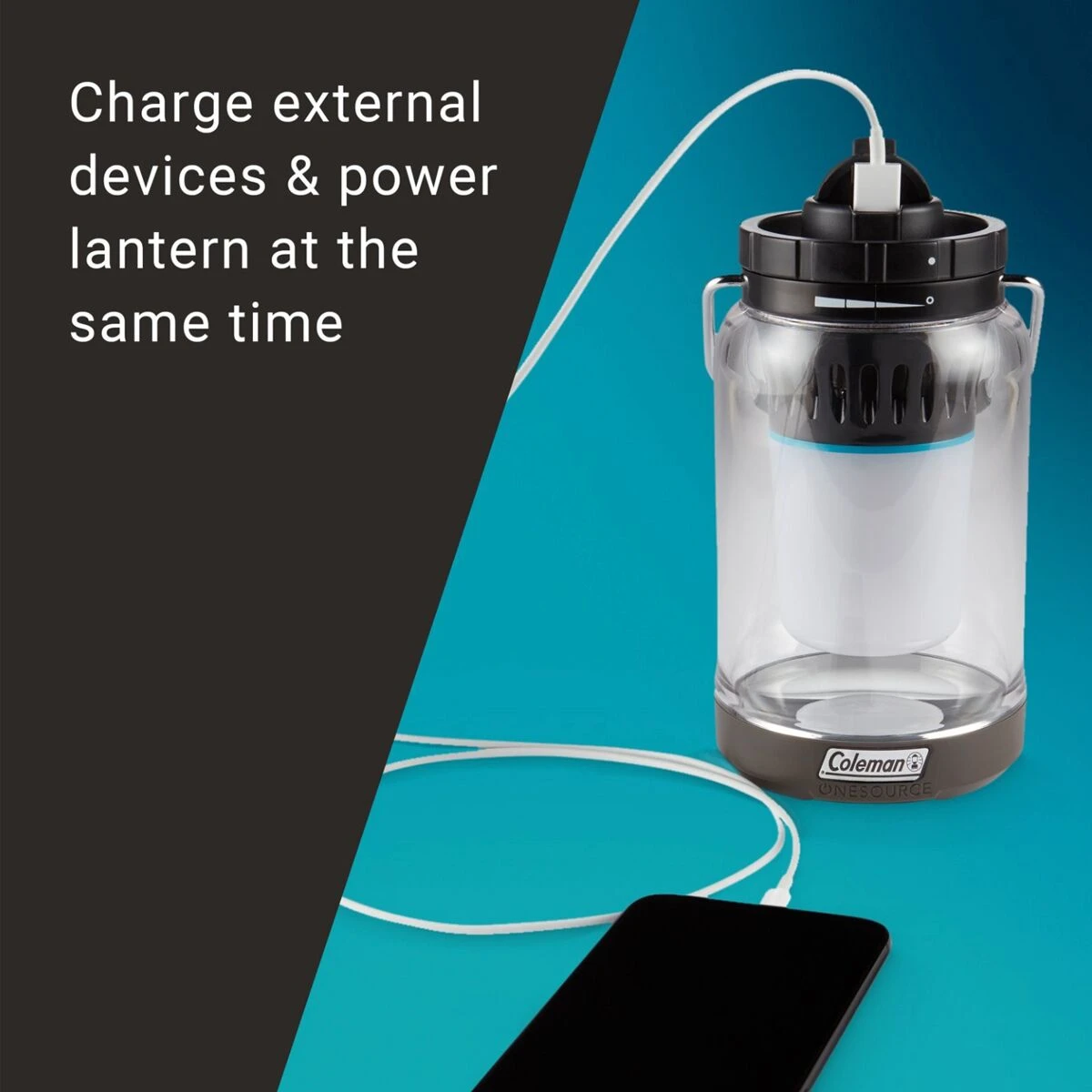 OneSource 600 Lumen Lantern Coleman OneSource 600 Lumen Lantern -Outdoor Sports Equip Store BLA D5 31