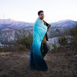 Rumpl Original Puffy Fade 1-Person Blanket -Outdoor Sports Equip Store BLURIDFADA D7