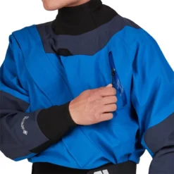 NRS Axiom Drysuit - Men's -Outdoor Sports Equip Store BLU D15