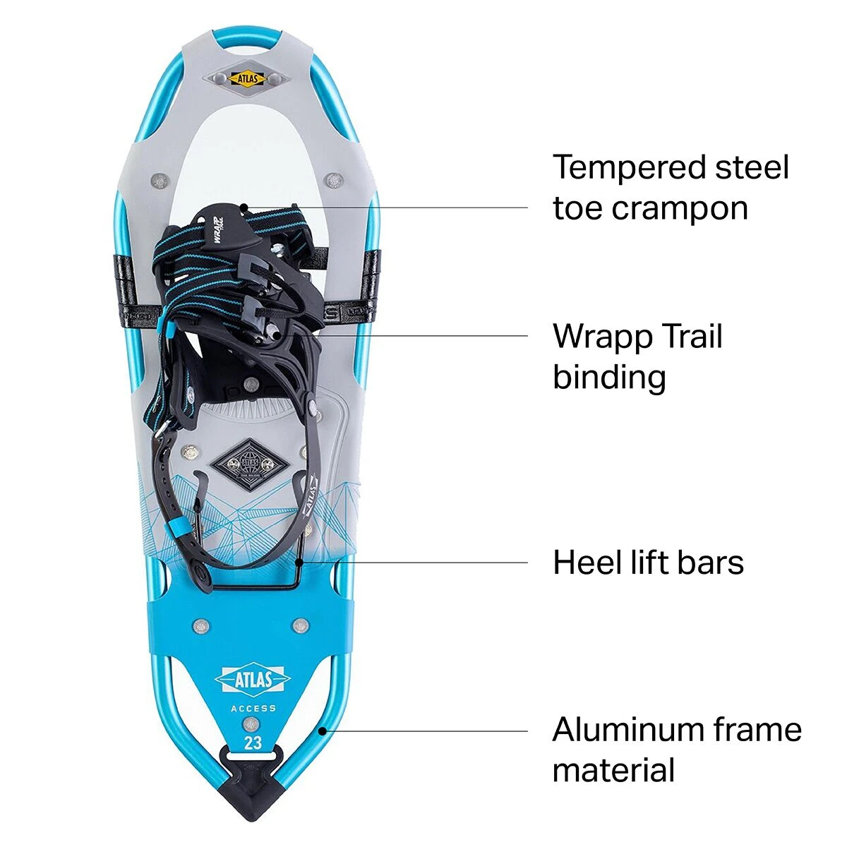 Access Snowshoe - Women's Access Snowshoe - Women's -Outdoor Sports Equip Store BLU D4 5