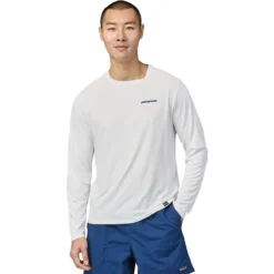 Patagonia Cap Cool Daily Graphic Long-Sleeve Shirt - Waters - Men's -Outdoor Sports Equip Store BOALOGWHI D3
