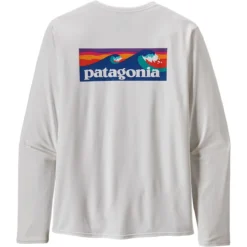 Patagonia Cap Cool Daily Graphic Long-Sleeve Shirt - Waters - Men's -Outdoor Sports Equip Store BOALOGWHI D4