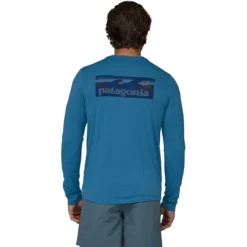Patagonia Cap Cool Daily Graphic Long-Sleeve Shirt - Waters - Men's -Outdoor Sports Equip Store BOLOWABLXD