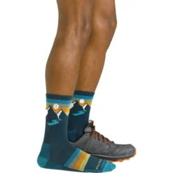Darn Tough Sunset Ridge Micro Crew Lightweight Cushion Sock -Outdoor Sports Equip Store BOT D1