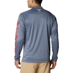 Columbia Terminal Tackle Heather 1/4-Zip Shirt - Men's -Outdoor Sports Equip Store CAHERESPLO D1