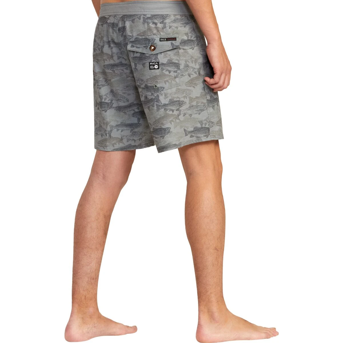 Horton Fish Trunks - Men's RVCA Horton Fish Trunks - Men's -Outdoor Sports Equip Store CAM D4 1