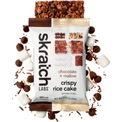 Skratch Labs Crispy Rice Cake Sport Fuel - 8-Pack -Outdoor Sports Equip Store CHOMAL D6