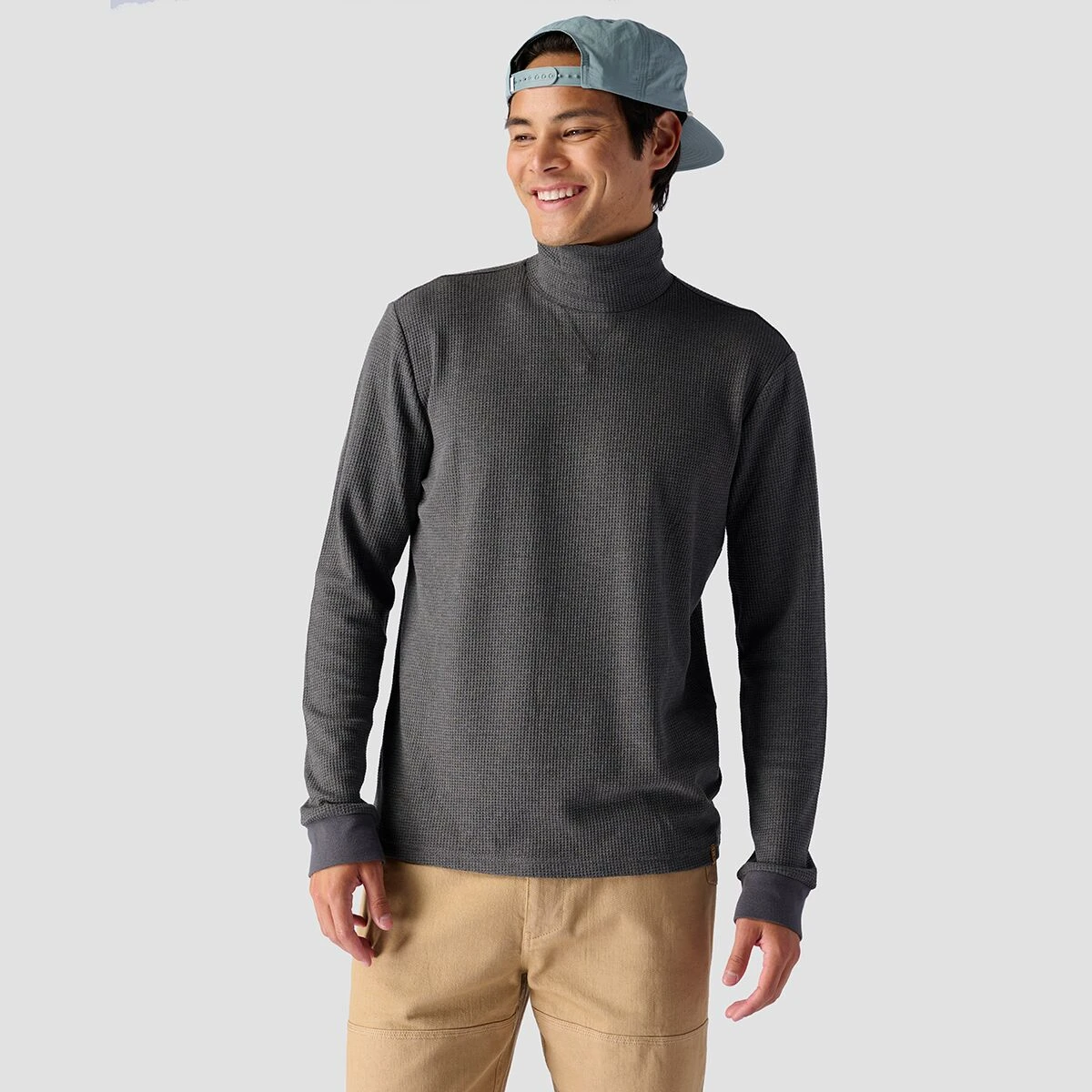 Wicking Waffle Long-Sleeve Turtleneck - Men's Stoic Wicking Waffle Long-Sleeve Turtleneck - Men's -Outdoor Sports Equip Store DARHEAGRE