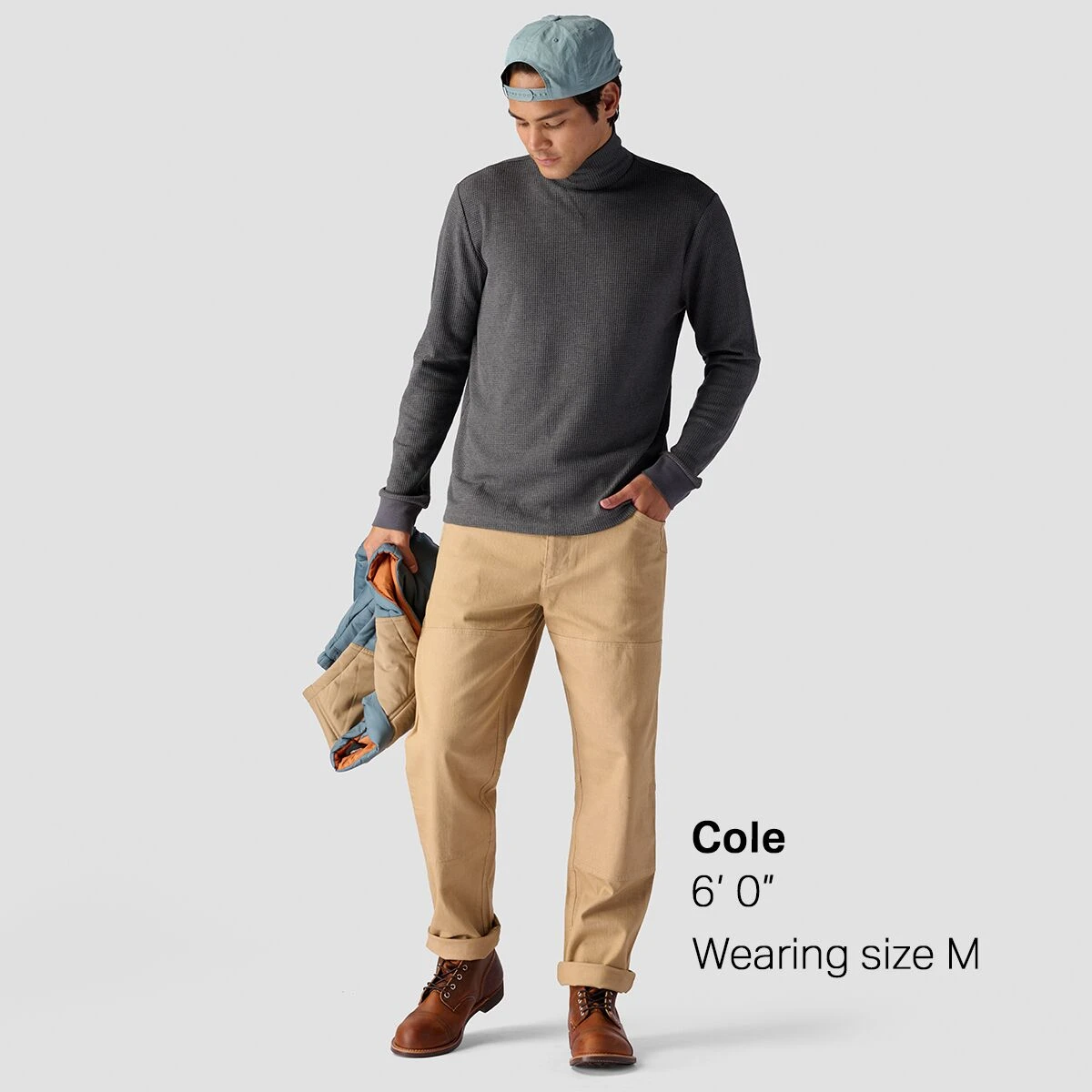 Wicking Waffle Long-Sleeve Turtleneck - Men's Stoic Wicking Waffle Long-Sleeve Turtleneck - Men's -Outdoor Sports Equip Store DARHEAGRE D4