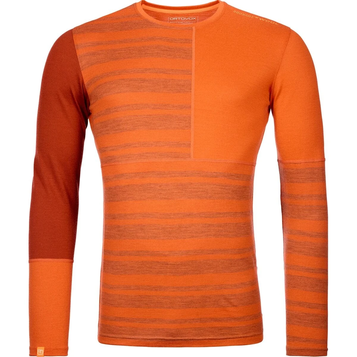 185 Rock'N'Wool Long-Sleeve Top - Men's Ortovox 185 Rock'N'Wool Long-Sleeve Top - Men's -Outdoor Sports Equip Store DESORA