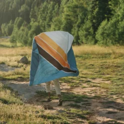 Rumpl Printed Retro Puffy 1-Person Blanket -Outdoor Sports Equip Store EASRID D7