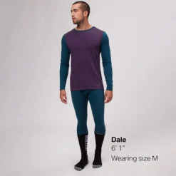 Spruces Merino Baselayer Top - Men's -Outdoor Sports Equip Store ELDCAS D4