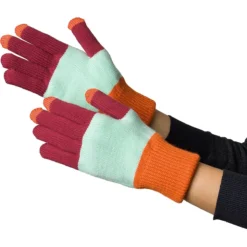 Trio Colorblock Touchscreen Gloves 1 Trio Colorblock Touchscreen Gloves -Outdoor Sports Equip Store FLAJAD D2
