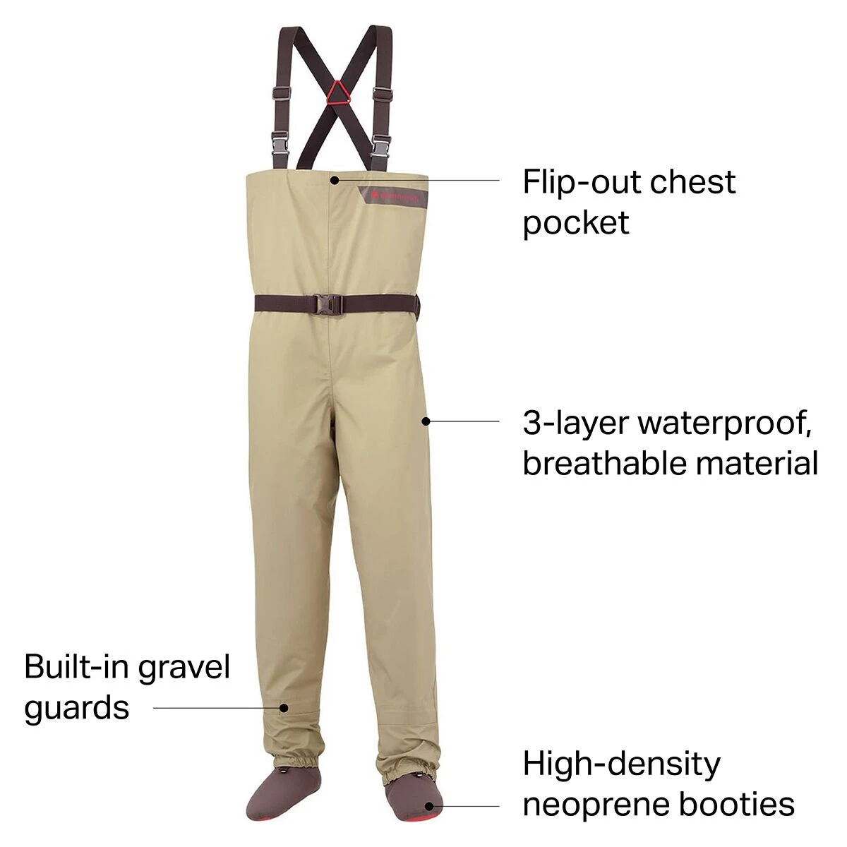 Crosswater Wader - Men's Redington Crosswater Wader - Men's -Outdoor Sports Equip Store GRA D2 6