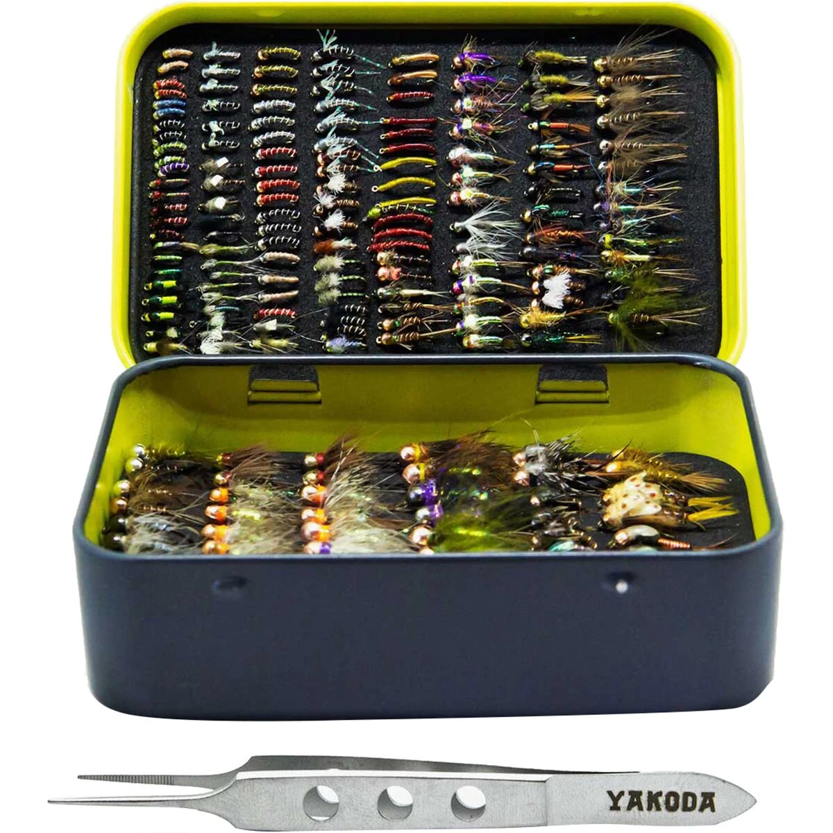 Fly Tin + Tweezer Combo - Foam + Foam Fly Tin + Tweezer Combo - Foam + Foam -Outdoor Sports Equip Store GRECHA