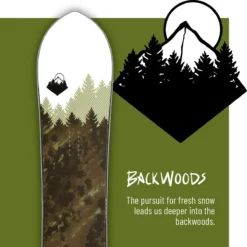 Weston Backwoods Snowboard - 2024 -Outdoor Sports Equip Store GRE D15