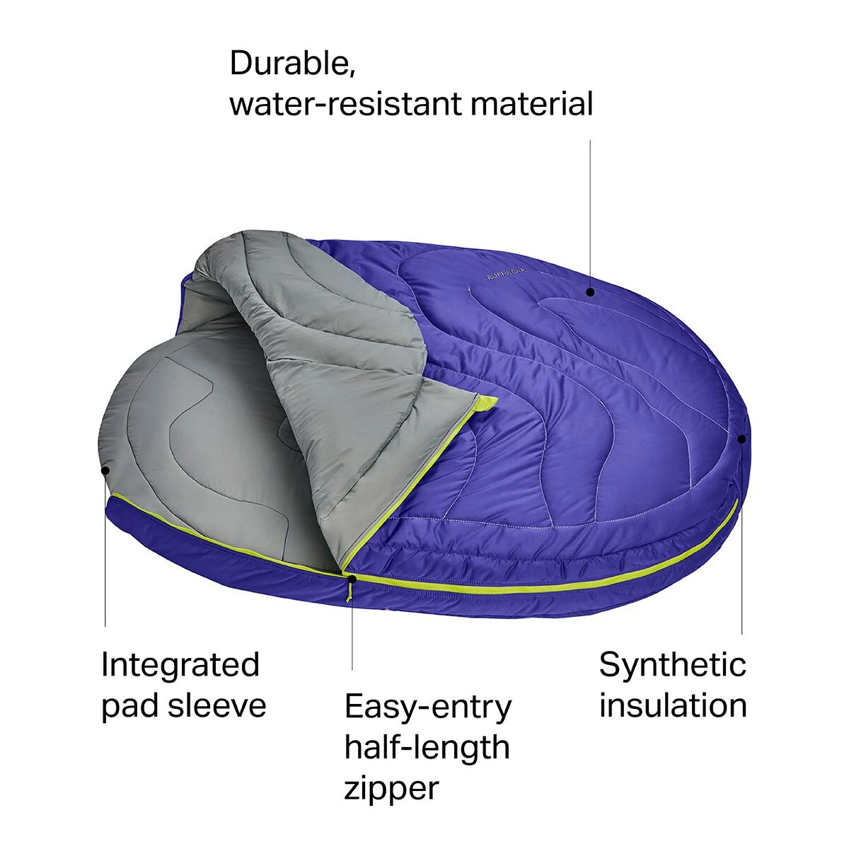 Highlands Dog Sleeping Bag Ruffwear Highlands Dog Sleeping Bag -Outdoor Sports Equip Store HUCBLU D5