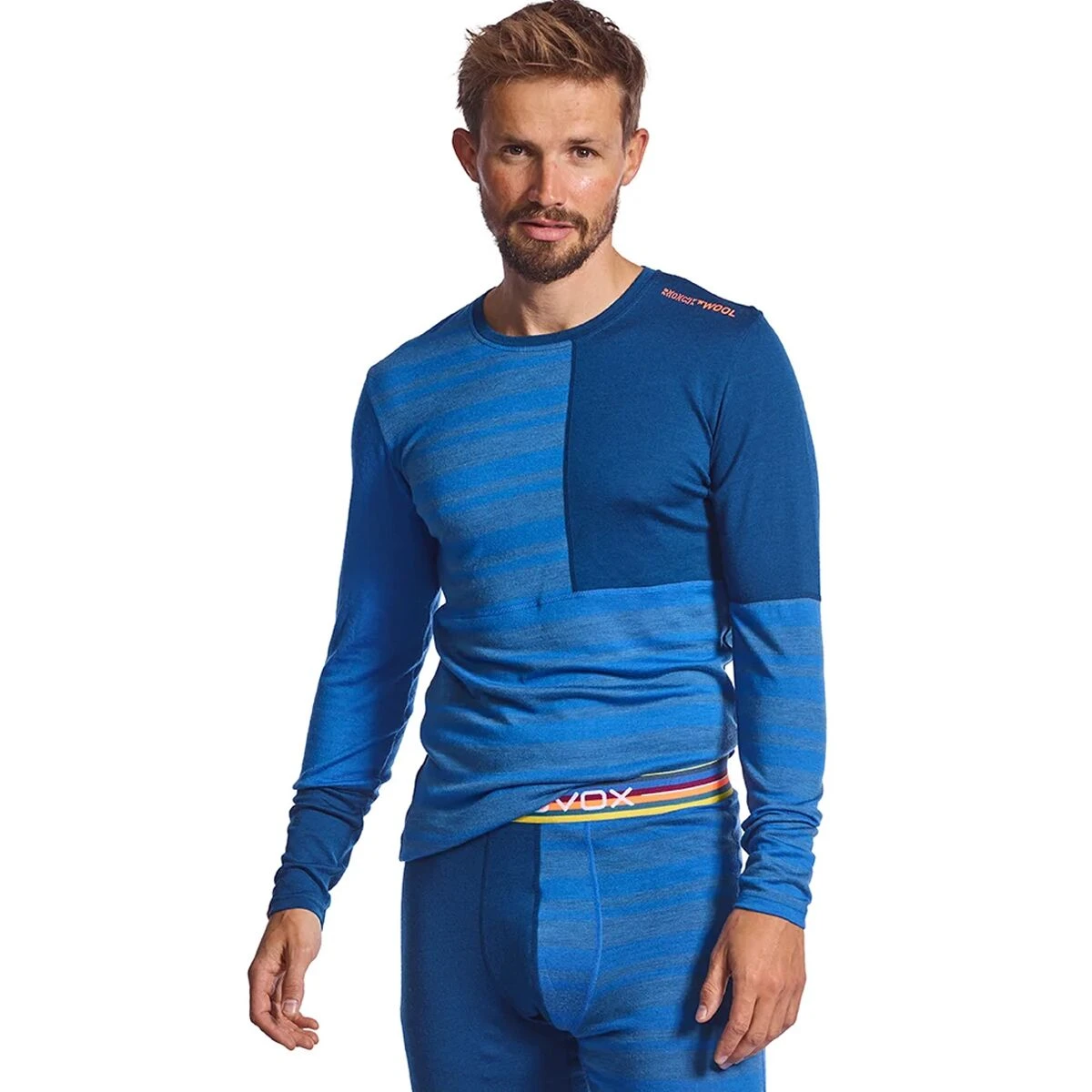 185 Rock'N'Wool Long-Sleeve Top - Men's Ortovox 185 Rock'N'Wool Long-Sleeve Top - Men's -Outdoor Sports Equip Store JUSBLU