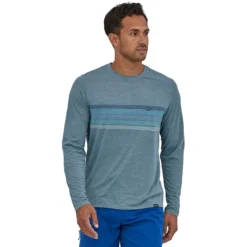 Patagonia Capilene Cool Daily Graphic Long-Sleeve Shirt - Men's -Outdoor Sports Equip Store LILORISTLIPLGRXD