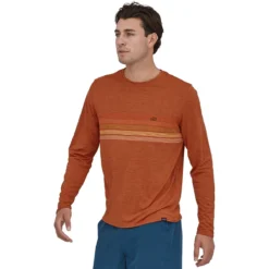 Patagonia Capilene Cool Daily Graphic Long-Sleeve Shirt - Men's -Outdoor Sports Equip Store LILORISTSARUXD