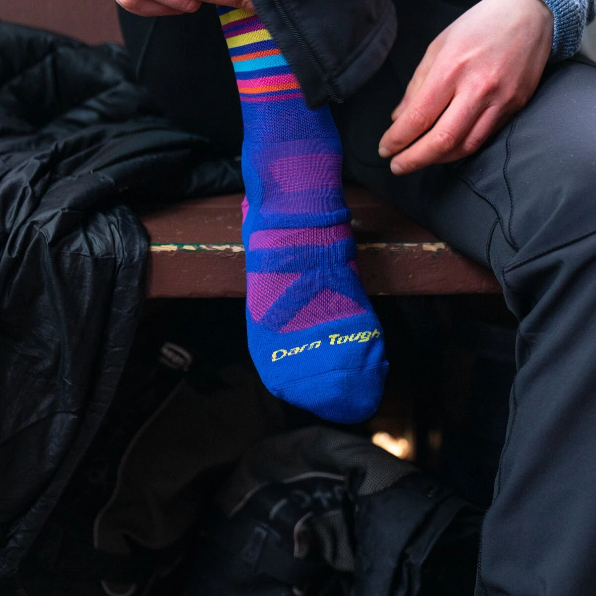 Oslo Nordic Boot Lightweight Cushion Sock - Women's Darn Tough Oslo Nordic Boot Lightweight Cushion Sock - Women's -Outdoor Sports Equip Store MAR D3 4