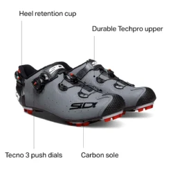Sidi Drako 2 SRS Cycling Shoe - Men's 2 Sidi Drako 2 SRS Cycling Shoe - Men's -Outdoor Sports Equip Store MATGRA D19