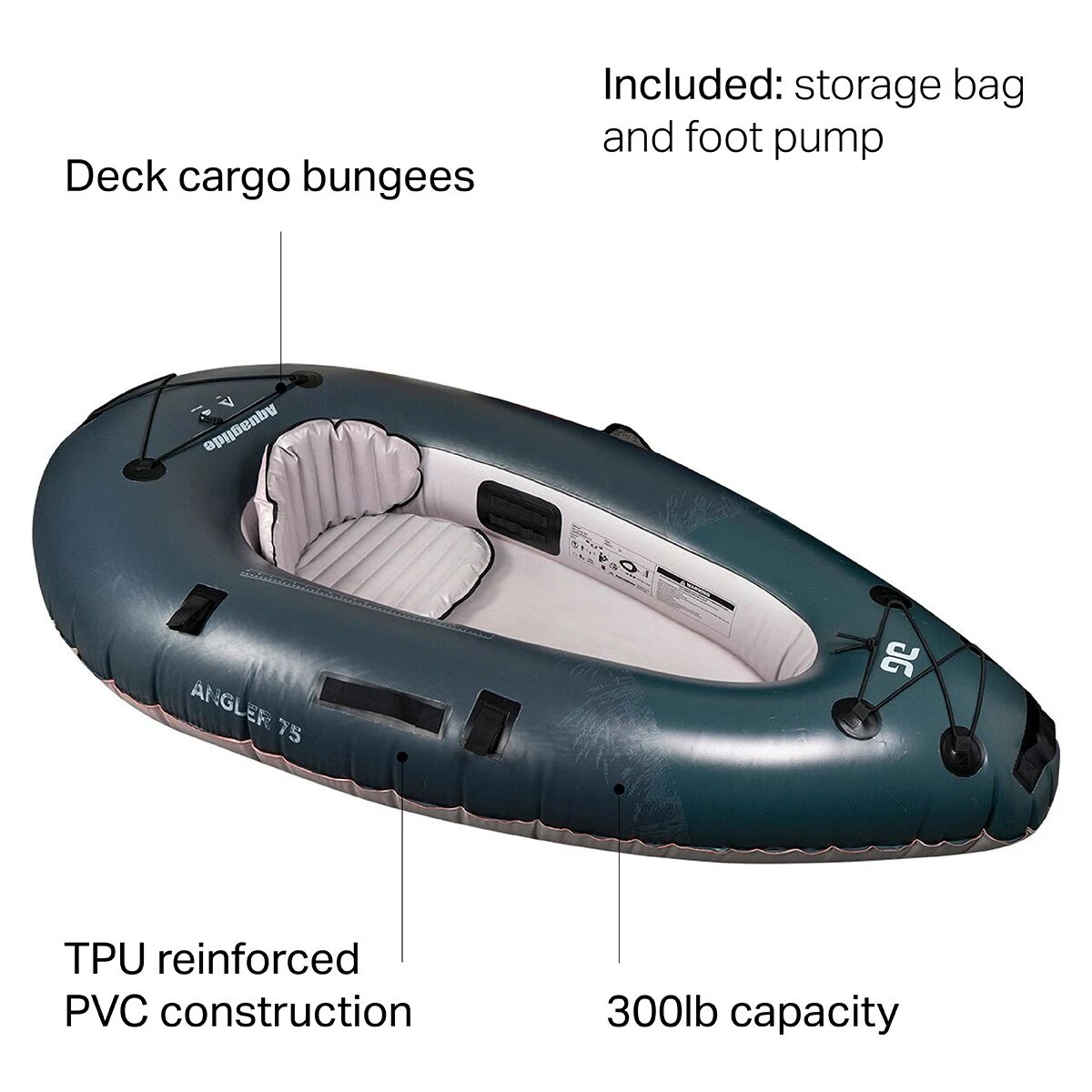 Backwoods Angler 75 Inflatable Kayak Backwoods Angler 75 Inflatable Kayak -Outdoor Sports Equip Store NAVGRE D3