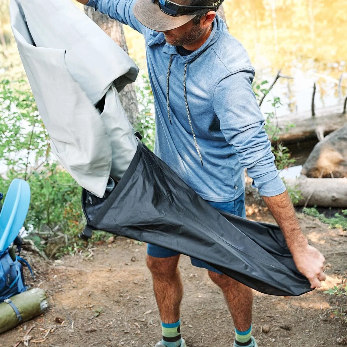 Backwoods Angler 75 Inflatable Kayak Backwoods Angler 75 Inflatable Kayak -Outdoor Sports Equip Store NAVGRE D6