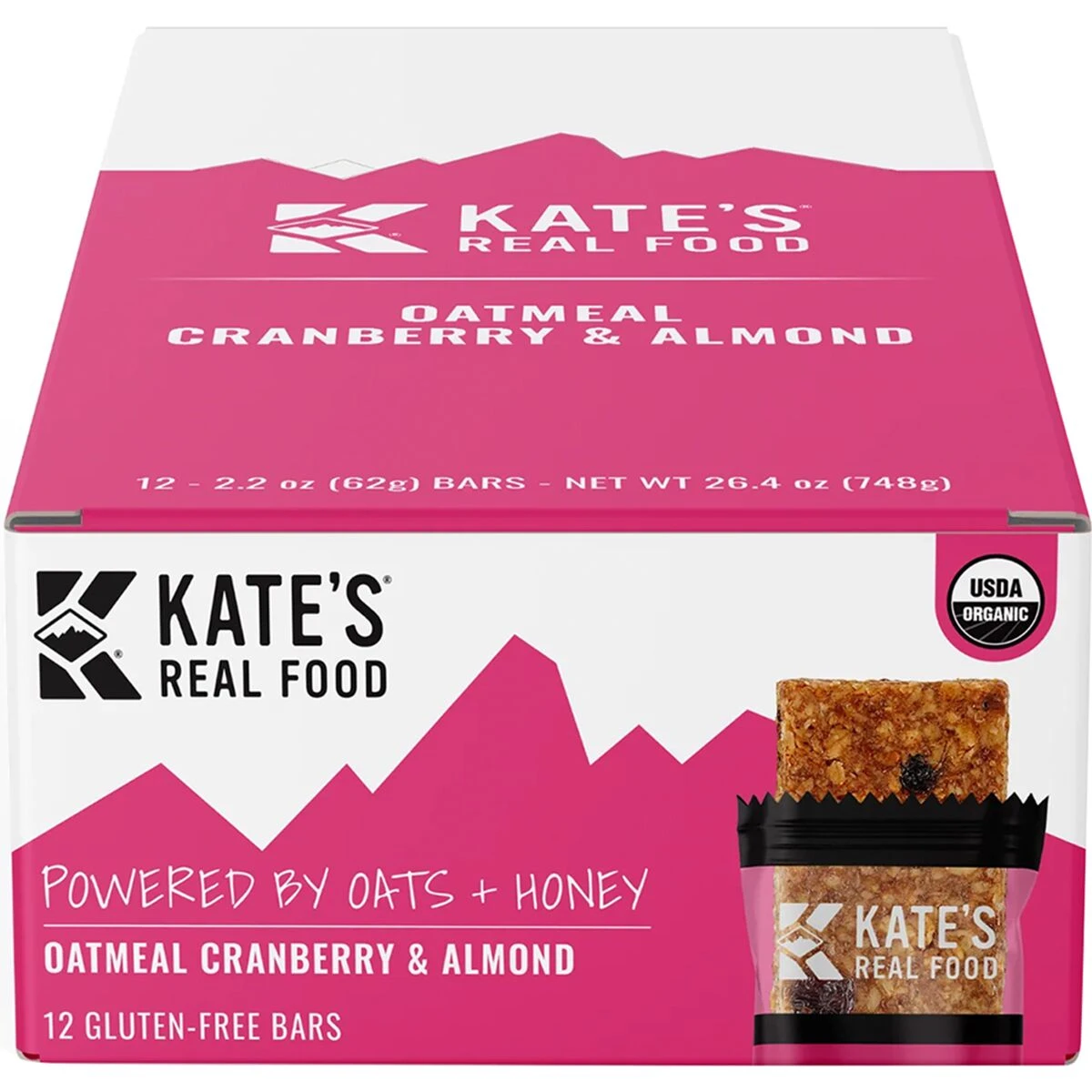 Oatmeal Cranberry & Almond Bars - 12-Pack Oatmeal Cranberry & Almond Bars - 12-Pack -Outdoor Sports Equip Store OATCRAALM D6