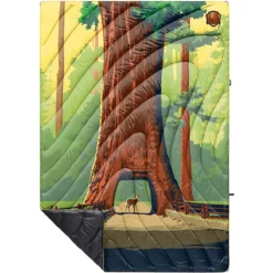 Rumpl Original Puffy 1-Person Blanket - National Park/Redwood