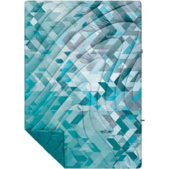 Rumpl Original Puffy 1-Person Blanket - Geo Blue -Outdoor Sports Equip Store ONECOL 209