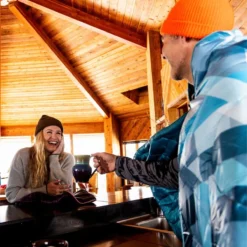 Rumpl Original Puffy 1-Person Blanket - Geo Blue -Outdoor Sports Equip Store ONECOL D13 5