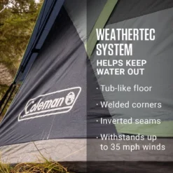 Coleman Skydome Tent: 8-Person 3-Season - Darkroom 3 Coleman Skydome Tent: 8-Person 3-Season - Darkroom -Outdoor Sports Equip Store ONECOL D3 12