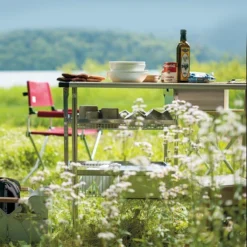 Snow Peak Wire Tray Shallow -Outdoor Sports Equip Store ONECOL D3 19