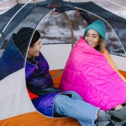 Rumpl Original Puffy 1-Person Blanket - Lemonade Fade -Outdoor Sports Equip Store ONECOL D3 85