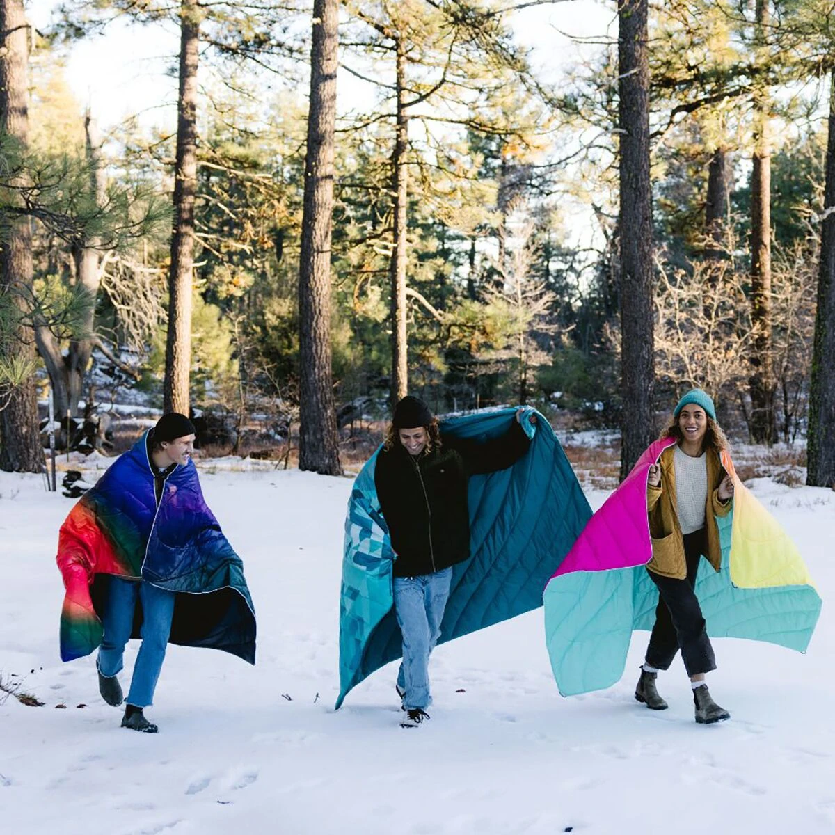 Original Puffy 1-Person Blanket - Aurora Field Rumpl Original Puffy 1-Person Blanket - Aurora Field -Outdoor Sports Equip Store ONECOL D6 37