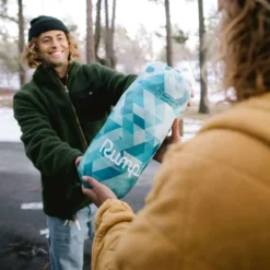 Rumpl Original Puffy 1-Person Blanket - Geo Blue -Outdoor Sports Equip Store ONECOL D7 27