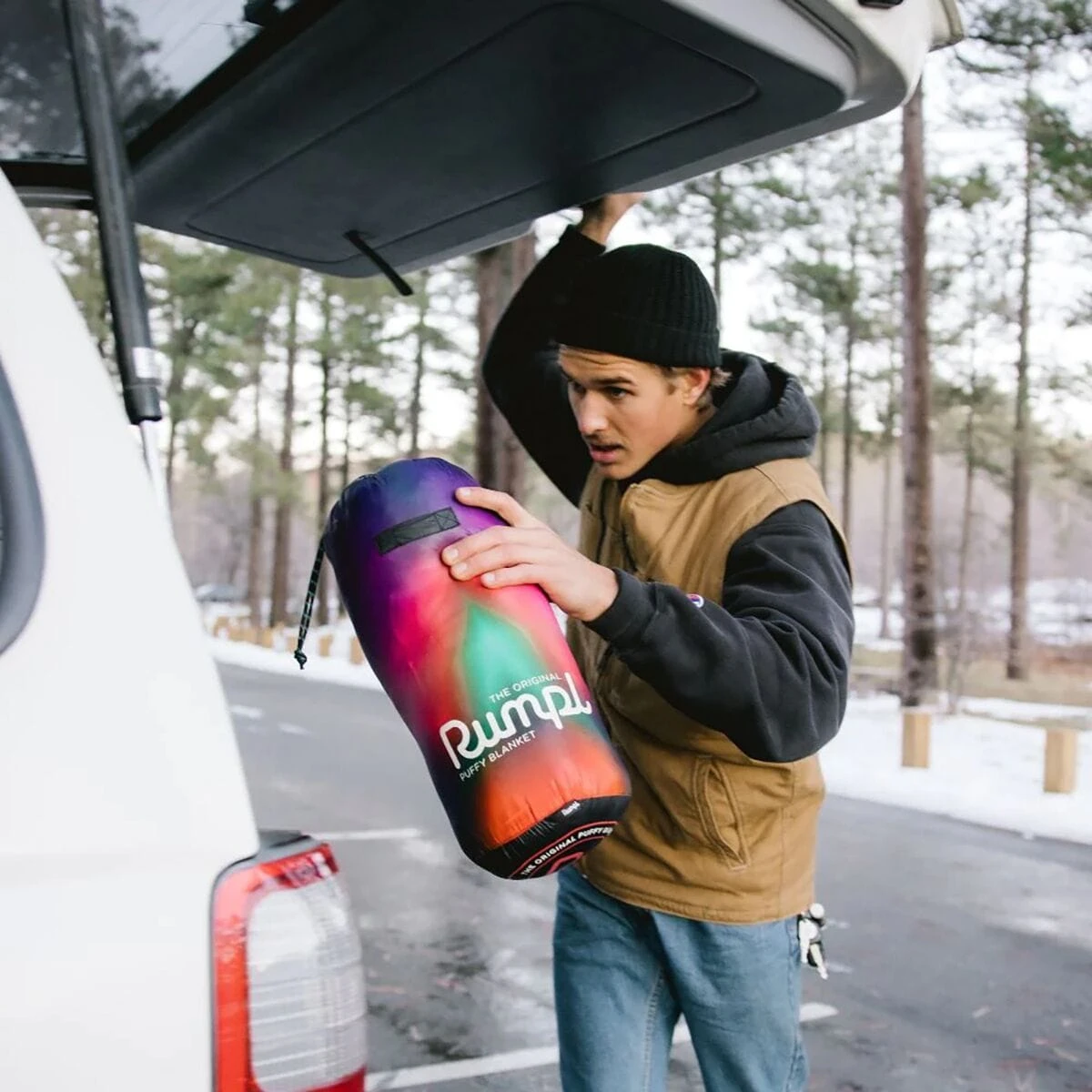 Original Puffy 1-Person Blanket - Aurora Field Rumpl Original Puffy 1-Person Blanket - Aurora Field -Outdoor Sports Equip Store ONECOL D7 30