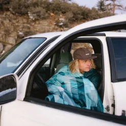 Rumpl Original Puffy 1-Person Blanket - Geo Blue -Outdoor Sports Equip Store ONECOL D8 20