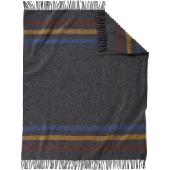 Pendleton Eco-Wise Wool Washable Fringe Throw Blanket