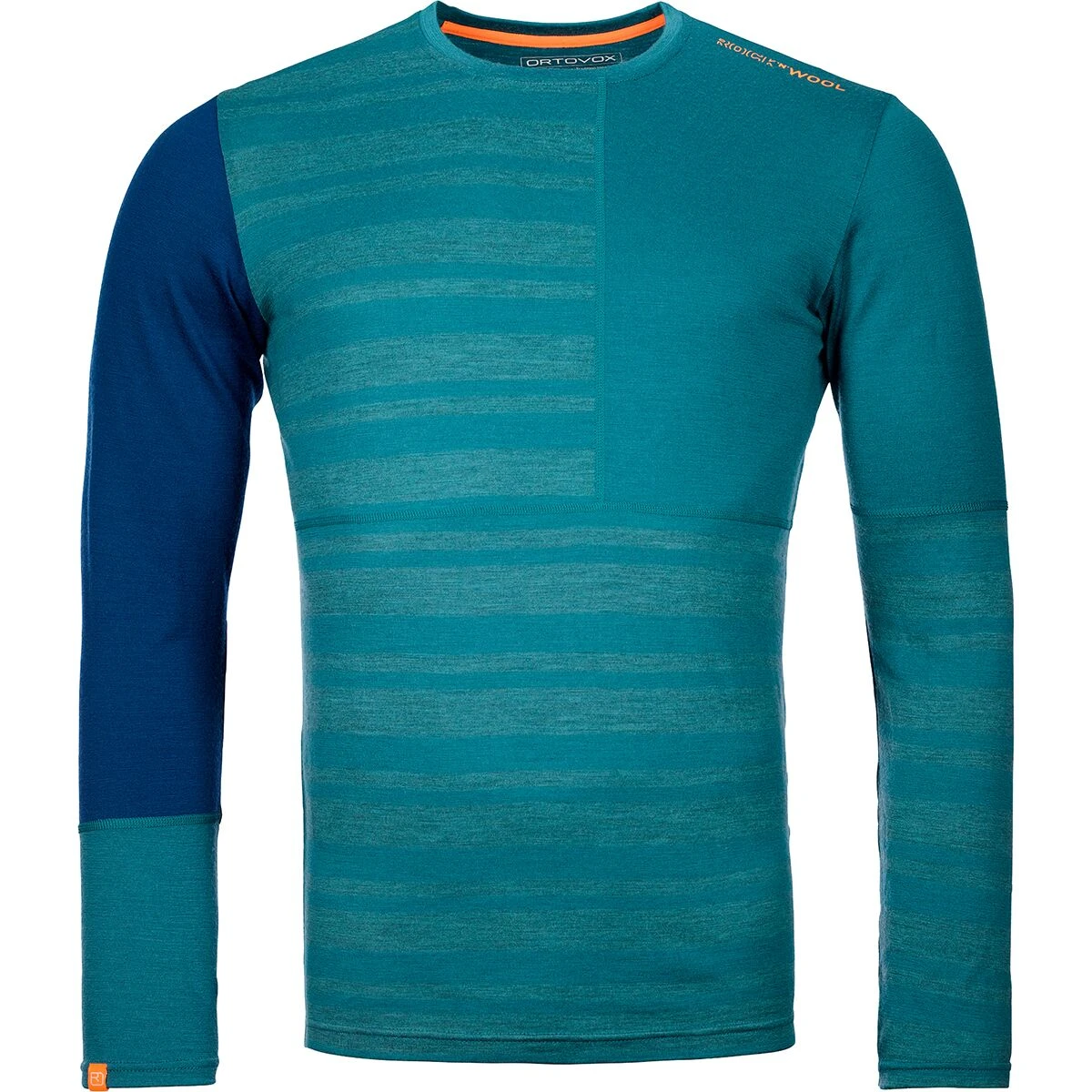 185 Rock'N'Wool Long-Sleeve Top - Men's Ortovox 185 Rock'N'Wool Long-Sleeve Top - Men's -Outdoor Sports Equip Store PACGRE 1