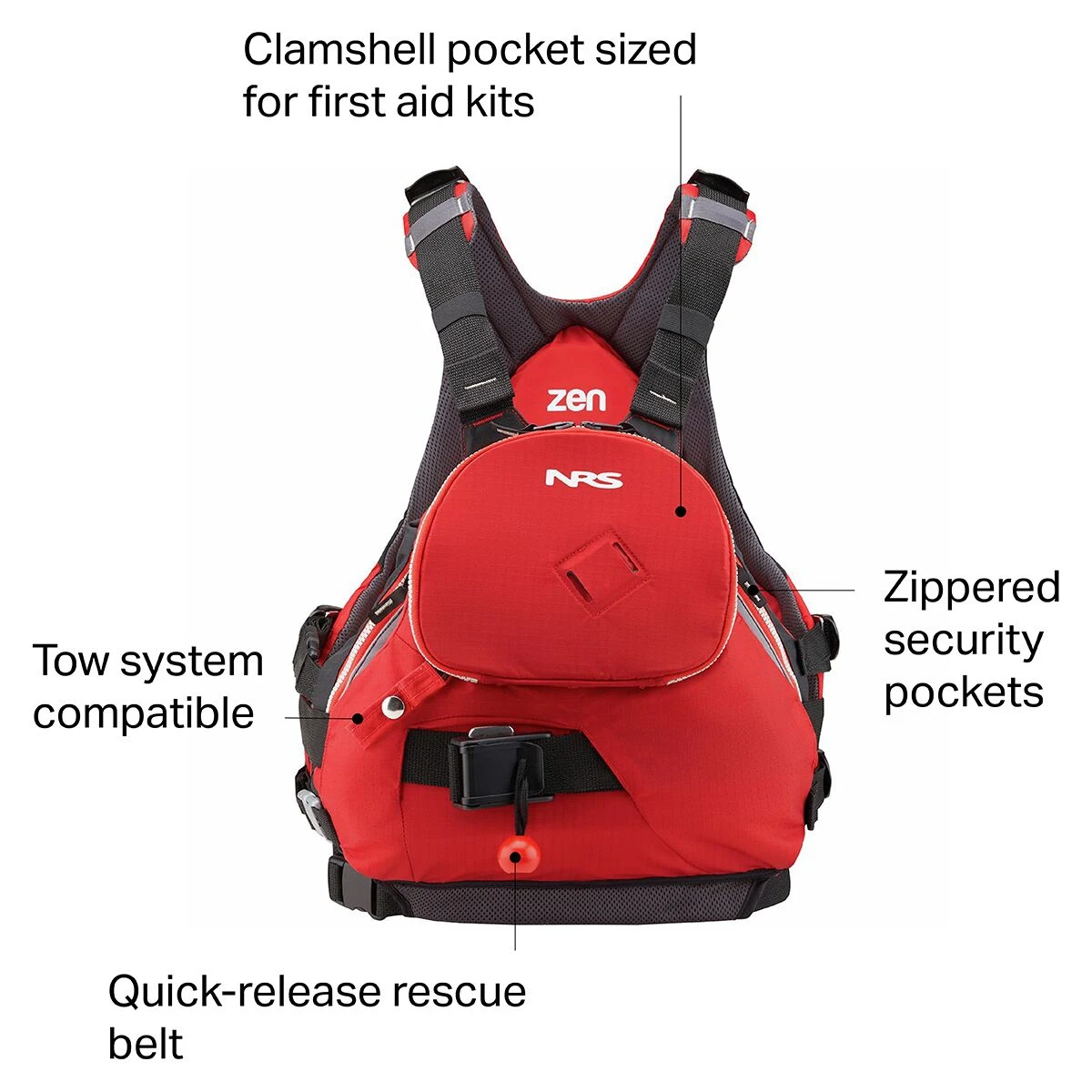 Zen Type V Personal Flotation Device NRS Zen Type V Personal Flotation Device -Outdoor Sports Equip Store RD D3