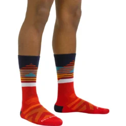 Darn Tough Lillehammer Nordic Boot Lightweight Sock -Outdoor Sports Equip Store RED D1 14