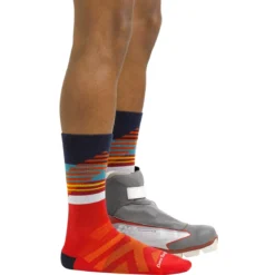 Darn Tough Lillehammer Nordic Boot Lightweight Sock -Outdoor Sports Equip Store RED D2 12