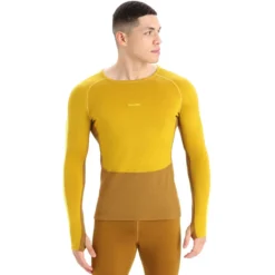 Icebreaker 200 ZoneKnit Long-Sleeve Crew Top - Men's -Outdoor Sports Equip Store SIGOCLSHCB