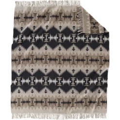 Pendleton Fringed Jacquard Throw -Outdoor Sports Equip Store SON